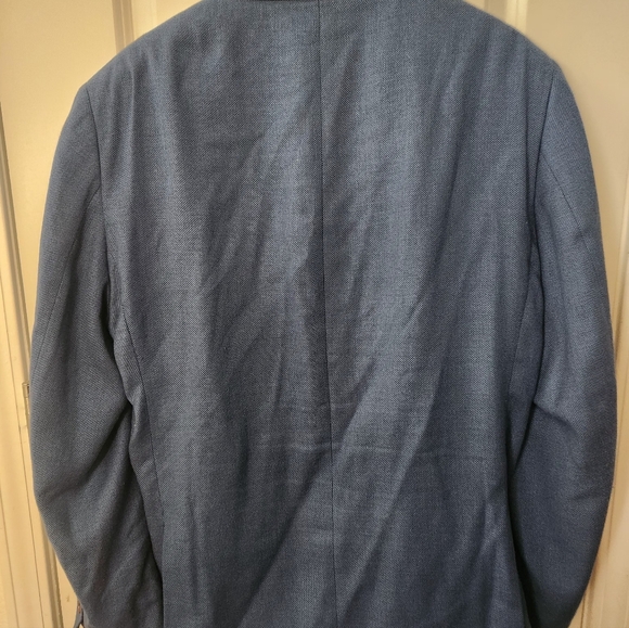 Men's Blue Blazer - Picture 3 of 4